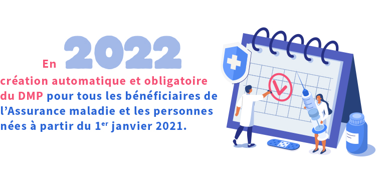 En 2022 création automatique et obligatoire du DMP