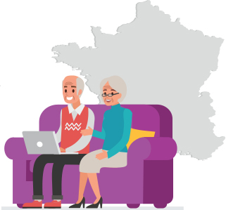 Nombre de séniors en France en 2060